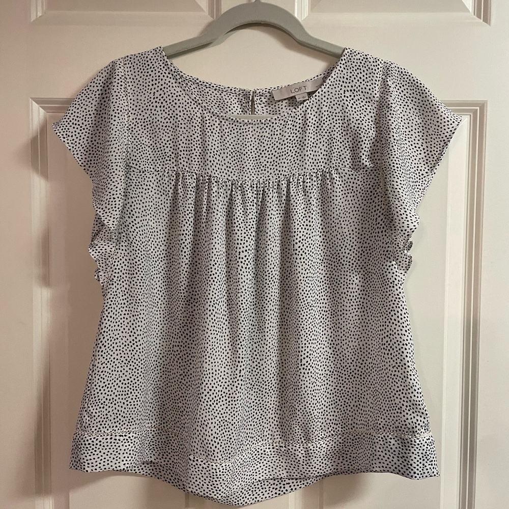 Polka dot swing top.